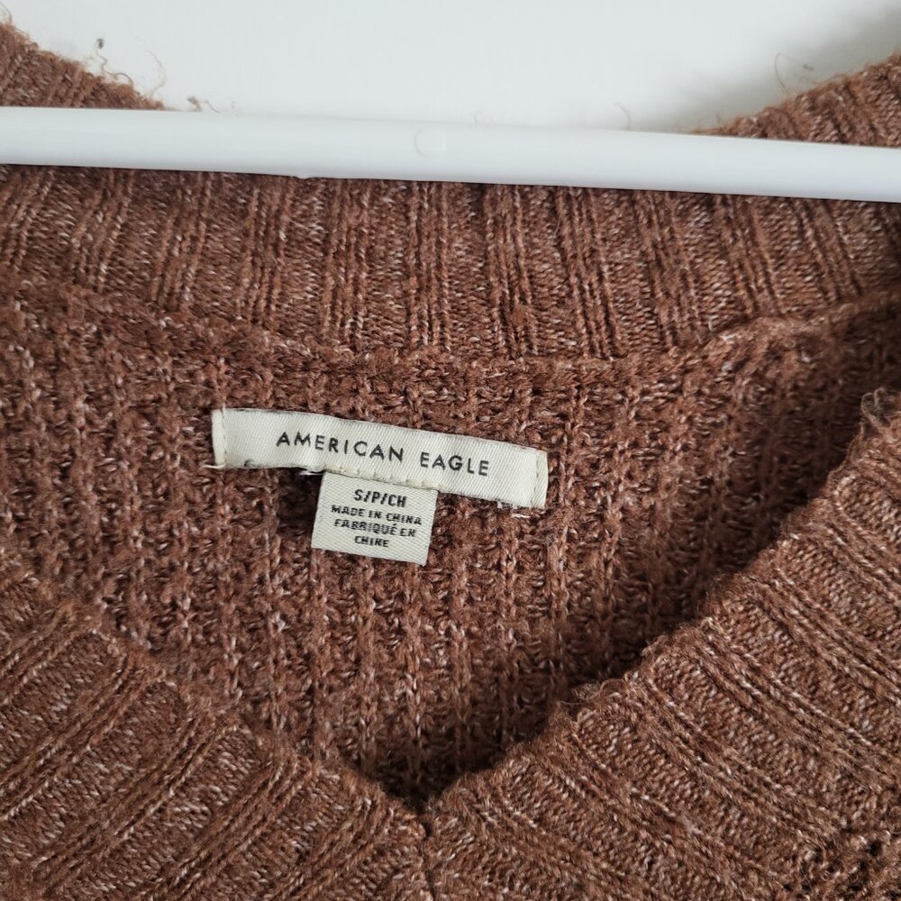 American Eagle Soft Rust Sweater - image 2